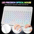 Ultra-Slim Bluetooth Keyboard and Mouse, Portable Mini Wireless Keyboard Rechargeable with 7-Color Backlit for iPad,