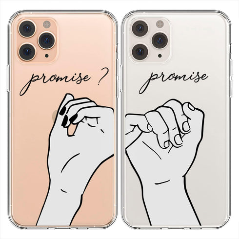 Couples Phone Case for iPhone Xr - 6.1" Slim Cover, Pinky Promise Design for Him & Her, Perfect for Anniversaries &