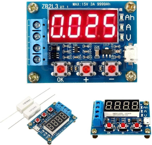 HiLetgo Battery Capacity Meter - Discharge Tester Analyzer 1.5V-12V