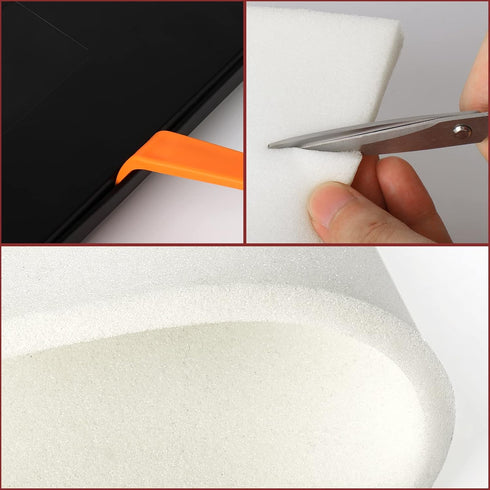 YIMAGUJRX RUNJRX Keyboard Foam Kit - Poron Switch Pads, YM40-Sponge Sound Dampening Foam for Mechanical Gaming