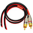 CESS-064-1f Speaker Cables to RCA Plugs Adapter, 2-Channel (1 Foot)