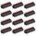 uxcell 12pcs 12 Way Jack Socket Spring Push Release Connector Speaker Terminal Strip Block