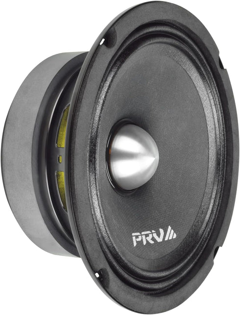 PRV AUDIO 6.5 Inch Midrange Bullet Speaker 6MR400-4, 4 Ohm, 400 Watts Program Power, High Output Sound, Single