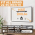 No Stud TV Wall Mount for 22-55 inch TVs, Max Load 100 lb, Easy Install with All Hardware Included