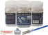 PETECHTOOL 100-Pack RJ45 CAT6A CAT6 Pass Through Connectors 23AWG Cables-End Bold UTP Ethernet Modular Plug.