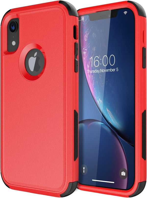 Diverbox Heavy Duty iPhone XR Case - Shockproof, Dropproof, Dust-Proof Protection for Apple iPhone Xr.