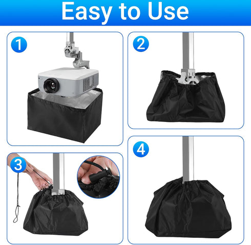 Anicuta (13.7x13.7x8.6in) Projector Cover, Mini Projector Cover Is Made Of Uv-Resistant Oxford Cloth, Projector Dust