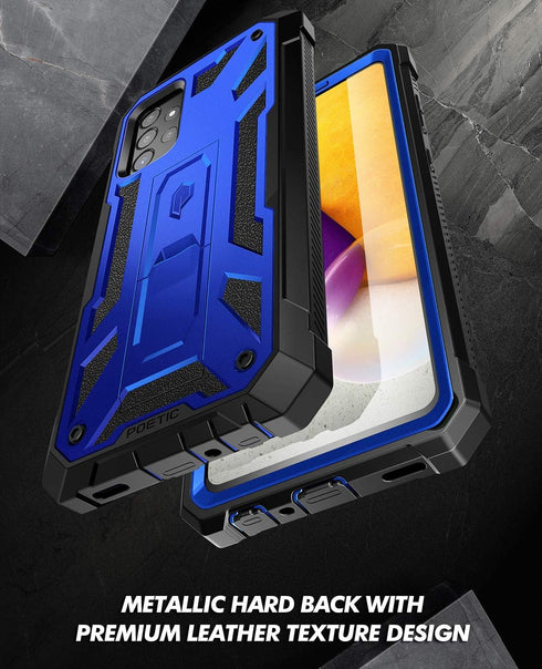 Poetic Spartan Case for Samsung Galaxy A72, Full Body Rugged Shockproof Protective Cover with Built-in Screen Protector