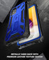 Poetic Spartan Case for Samsung Galaxy A72, Full Body Rugged Shockproof Protective Cover with Built-in Screen Protector