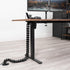 VIVO Magnetic Vertebrae Cable Management Kit for Desk, Adjustable Quad Entry Wire Organizer for Home Office, Black