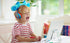 eKids Blues Clues Headphones for Kids, Wired Headphones for School, Home or Travel, Tangle Free Toddler Headphones with