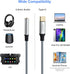 USB C to 3.5mm Jack Adapter for Samsung Galaxy S23, S22, Note10, A80, Huawei P60, Xiaomi - Aux Headphone Dongle Cable.