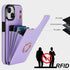 Folosu 15 360Rotation 6.1 Inch Compatible with iPhone Case Wallet with Card Holder, Finger Ring Holder Kickstand, RFID