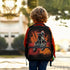 Kawani Motorcycle Graffiti College Bookbags, Dirt Bike Pattern School Backpack for Girls, Women, Teens