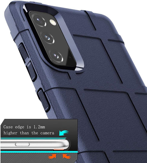 Sucnakp Heavy Duty Case for Galaxy S20 FE - Impact Resistant Protective Cover in New Blue