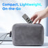 WALNEW USB-C to Ethernet Adapter, 4 in 1 USB C Hub with LAN RJ45, Aluminum Gigabit Network Cable Converter for PC