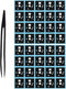 120pcs Mechanical Keyboard Shaft Pads, 1.65 x 1.55cm Poron Switch Pad, Compatible with Cherry MX & Gateron, Black