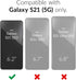 Crave Slim Guard Galaxy S21 Case, Aqua, Shockproof for Samsung Galaxy S21, S21 5G (6.2 inch)