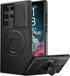 Samsung Galaxy S22 Ultra Case by FUNMIKO - Shockproof, Wireless Charging, Sliding Camera Cover, Magnetic Kickstand -