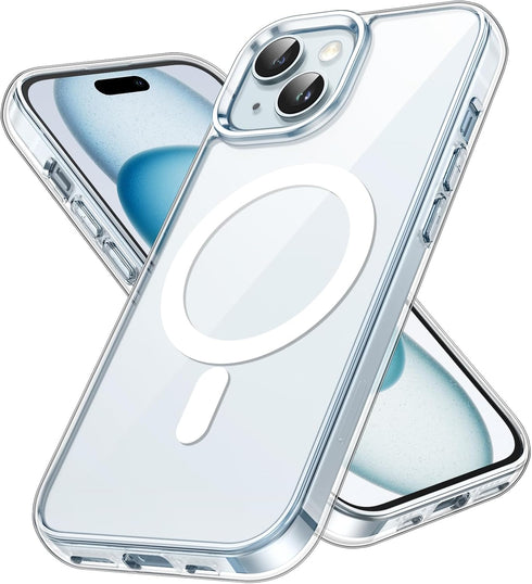 JETech Magnetic Case for iPhone 15 6.1-Inch Compatible with MagSafe Wireless Charging, Shockproof