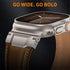 3/2/1 49mm 46mm 45mm 44mm 42mm 11/10/9/8/7/SE/6/5/4/3/2/1, Leather Bands Compatible with Apple Watch Ultra Band Men