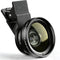RayHenry Phone Camera Lens Kit 2 in 1, 0.45X Wide Angle Lens+ 12.5X