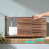 14.9 9.8 5.4 Wooden Router Shelf Wall Mount WiFi Router Storage Box Modem Cable Router Cover Organized Power Strip