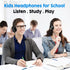 5-Pack,Durable 3.5mm Bulk Kids Headphones for School Classroom Wired On-Ear Plug for Kids,Students,Computer,Kindle