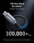 240W 100-Year 17 S24(1 Anker Prime USB C to USB C Cable, Fast Charging Cord, Upcycled-Braided Nylon with Bend