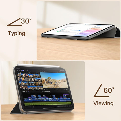 JETech Magnetic Case for iPad mini (2024 Model, 7th Generation) / mini 6 (2021 Model, 6th Generation) - Slim Smart