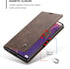 Samsung Galaxy Note 20 Wallet Case, Coffee Retro PU Leather Flip Cover with Card Slots and Kickstand