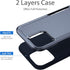 Compatible with iPhone 12 Case and 12 Pro Case, Heavy Duty Protection Shockproof Dropproof Dustproof Anti-Scratch Phone Case Cover for 12 and 12 Pro -Blue