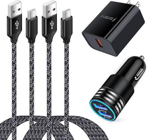 Android Charger USB C Type C Charger Fast Charging for Samsung Galaxy S24 Ultra Plus S23FE S22 A15 A25 A05S A54 A34 A14