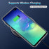 Rayboen Case for Galaxy S10 Plus, Shockproof Transparent Hard PC Back Flexible TPU Protection Phone Cover