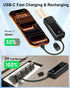 LJEHC 22.5W Bank,10000mAh Pack,Travel 17 16 15 S24,Android,iPad Mini Portable Charger,Small PD Power USB C in&Out Fast