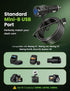 V1V1P -13FT/4M Anina Mini USB Mini-B Dash Cam Power Cord Left Angle Charging Cable Dash Camera Car Charger for Rexing