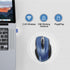 TECKNET Rechargeable Wireless Mouse, 2.4G Silent Mouse, 6 Adjustable 4800 DPI, Ergonomic Mouse for Laptop, Blue
