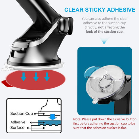 PKYAA Dashboard Pad Mounting Disk Sticky Adhesive Replacement Kit, 6pcs 3.15"(80mm) Circle Stickers for Suction Cup Car