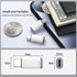 4 Pack Lightning to USB C Adapter for iPhone 15/15 Pro/15 Pro Max/15 Plus, Support Charging & Data Transfer, Type C