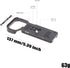 Hersmay ZV-E1 Quick Release Baseplate Plate for Sony Mirrorless Camera Compatible with Arca-Swiss Standard Tripod