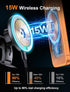 MOKPR 17/16/15/14/13/12 for iPhone Magsafe Car Mount Charger, Wireless Car Charger Magnetic Car Phone Holder for Dash