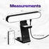 Life Finds LF-WL1 Webcam Light for Streaming on Monitor or Laptop, Freestanding Video Conference Lighting, Black