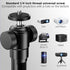 DAWASAPAT 360 90 9"-15" -Inch Ceiling Projector Mount Bracket Matte Black, Rotation & Tilt, Adjustable Length, Screw