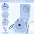Camera Case and Album for Fujifilm Instax Mini 12, Carry Bag with Strap and Photo Album - Pastel Blue