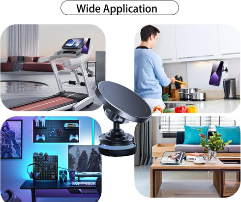 Multi-Functional Fits MagSafe Car Mount for Gym, Strong Magnetic Attachment, On-The-Go Support