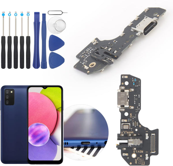 Dock Connector for Samsung Galaxy A03s USB Charging Port Flex Cable Replacement for A037U Type C Charger Dock Connector