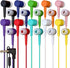20 Pack Multi Color Kid's Wired Microphone Earbud Headphones, Disposable for Students in Classroom, Bulk Wholesale