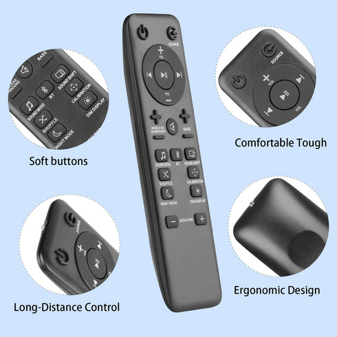 Replacement Controller for JBL Soundbar Speaker System JBLBAR51BLKAM, JBLBAR51BLKEP, JBLBAR51IMBLKBR, JBLBAR51IMBLKAS