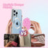 Silicone Suction Phone Case Magnetic Phone Mount, Silicon Hands-Free Phone Accessory for iPhone and Android, Mirror Shower Phone Holder, Tiktok Videos and Selfies, Rose Pink