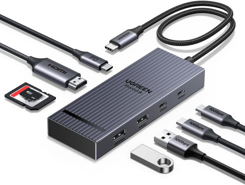 UGREEN Revodok Pro USB C Hub for Laptop 8 in 1 MacBook Docking